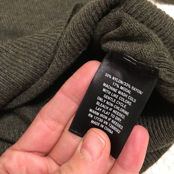 Mossimo Olive Green Crew Neck Sweater - Picture 4 of 4